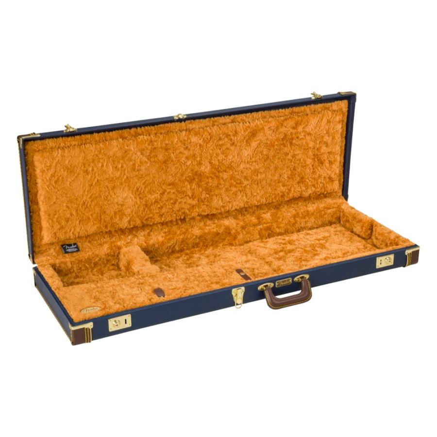 フェンダー Fender Classic Series Wood Case Strat/Tele Navy Blue エレキギター用ハードケース ギターケース_3