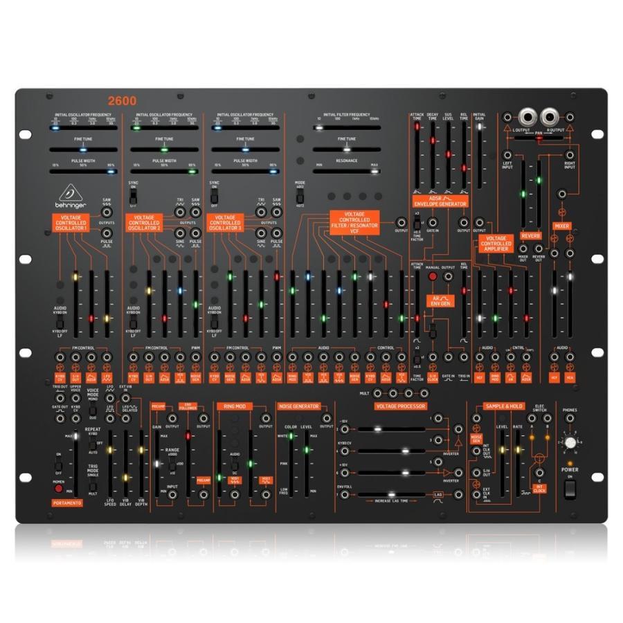 ベリンガーシンセサイザー　2600 (12/25まで値下げ) ベリンガー BEHRINGER 2600 セミモジュラーシンセサイザー : chuya