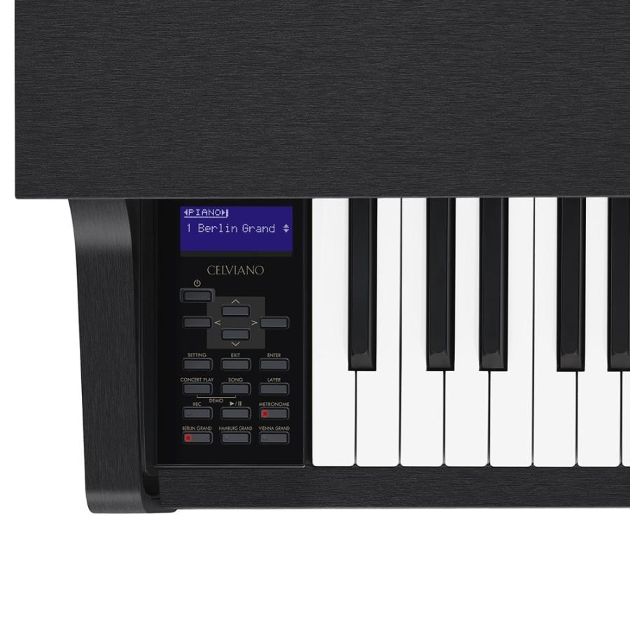 カシオ 電子ピアノ カシオ デジタルピアノ CASIO CELVIANO Grand Hybrid GP-310BK 高低自在椅子付き 【組立設置無料サービス中】_3