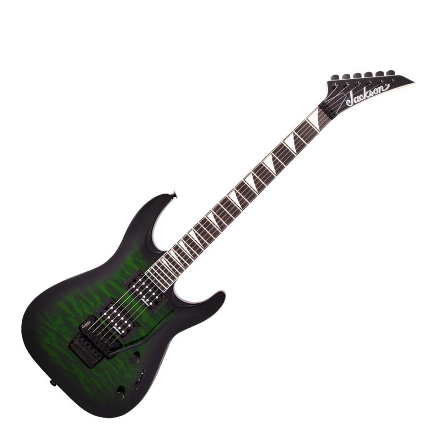 【最終値下】Jackson JSシリーズ　エレキギター JS32Q DKA 緑 Jackson JS Series Dinky Arch Top JS32Q DKA Transparent Green