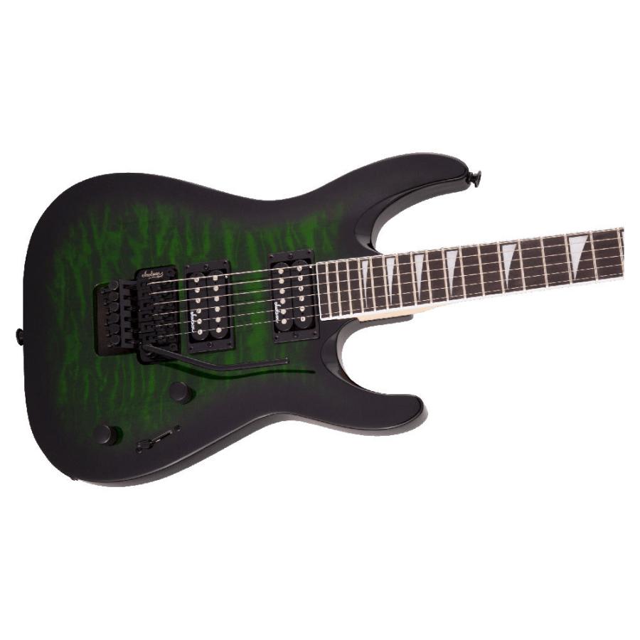 Jackson JS Series Dinky Arch Top JS32Q DKA Transparent Green