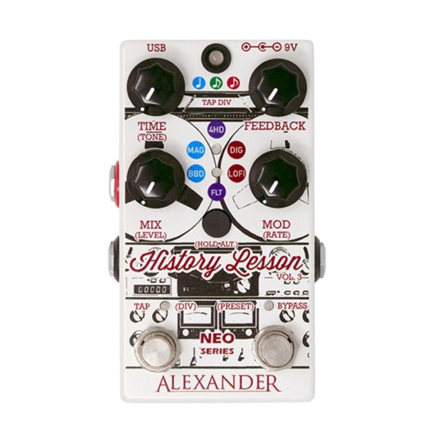 ギター ALEXANDER PEDAL History Lesson v3 Alexander Pedals History Lesson Volume 3 ディレイ ギター