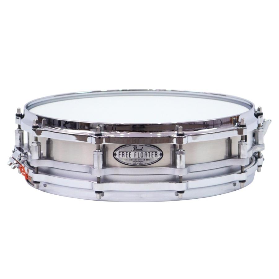 Pearlスネアドラム 金リム