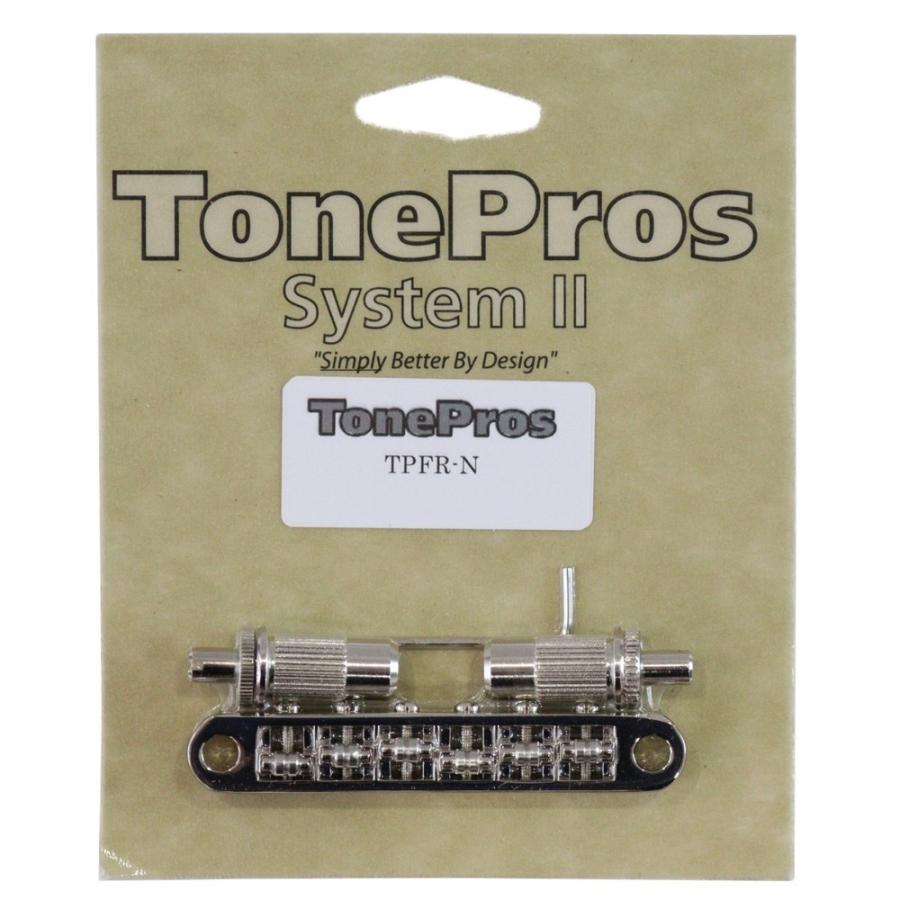 トーンプロズ ギター ブリッジ TPFR-N Metric Tuneomatic Large Posts Roller Saddles ニッケル ギター用ブリッジ TonePros