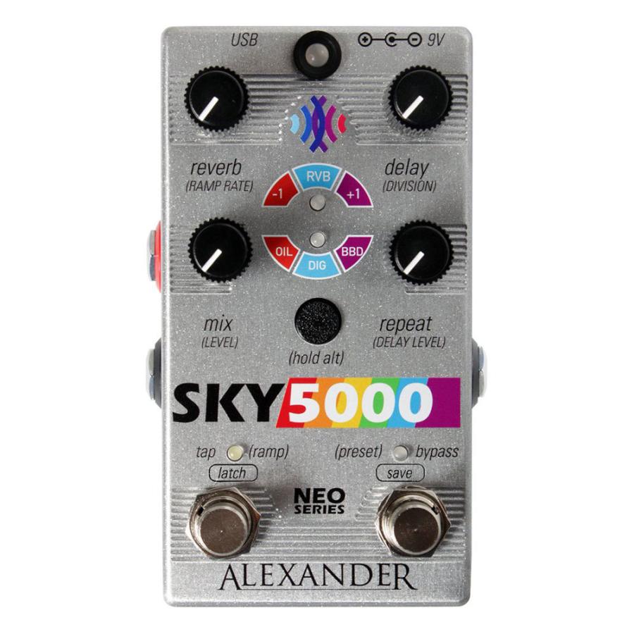 Alexander Pedals Sky 5000 ディレイ リバーブ ギターエフェクター｜chuya-online
