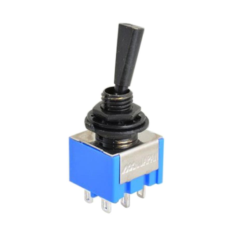 モントルー ギター スイッチ Mini Switch 6P ON-ON-ON Black No.9557 ミニスイッチ ギターパーツ ...