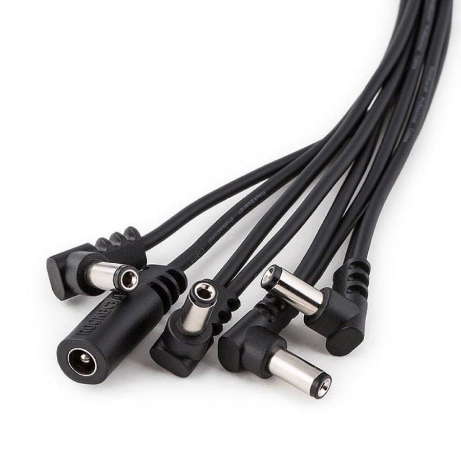 RockBoard RBO CAB POWER DC8 A Flat Daisy Chain Cable 8 Outputs Angled エフェクター用 電源分配ケーブル｜chuya-online｜02