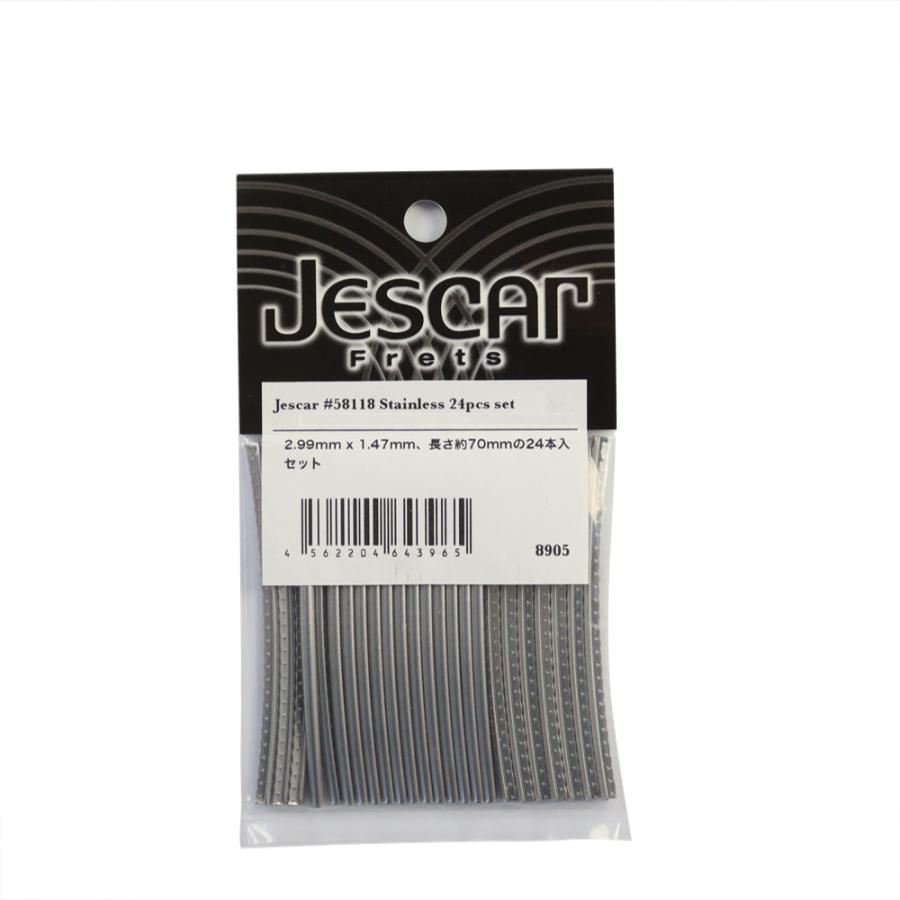 ジェスカーフレット ギター フレット #58118 Stainless 24pcs set No