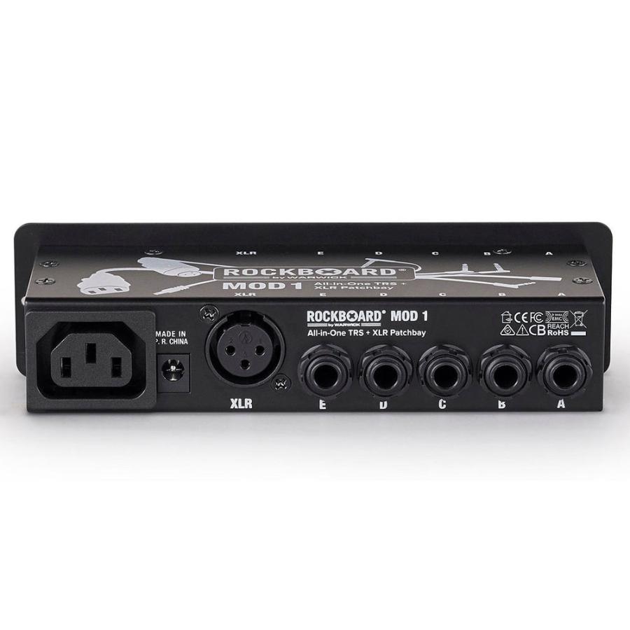 RockBoard RBO B MOD 1 V2 All-in-One TRS & XLR IEC Barrel Patchbay 