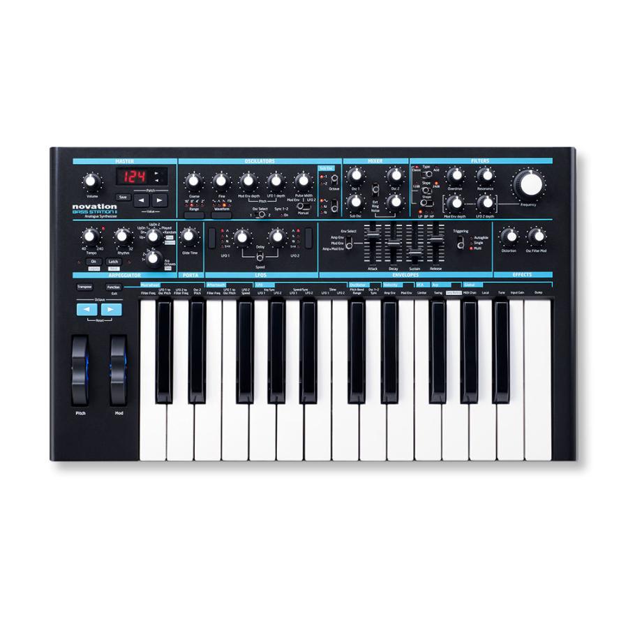 【美品】 Bass novation Station アナログシンセサイザー II シンセサイザー 【美品】 Bass novation Station アナログシンセサイザー II シンセサイザー