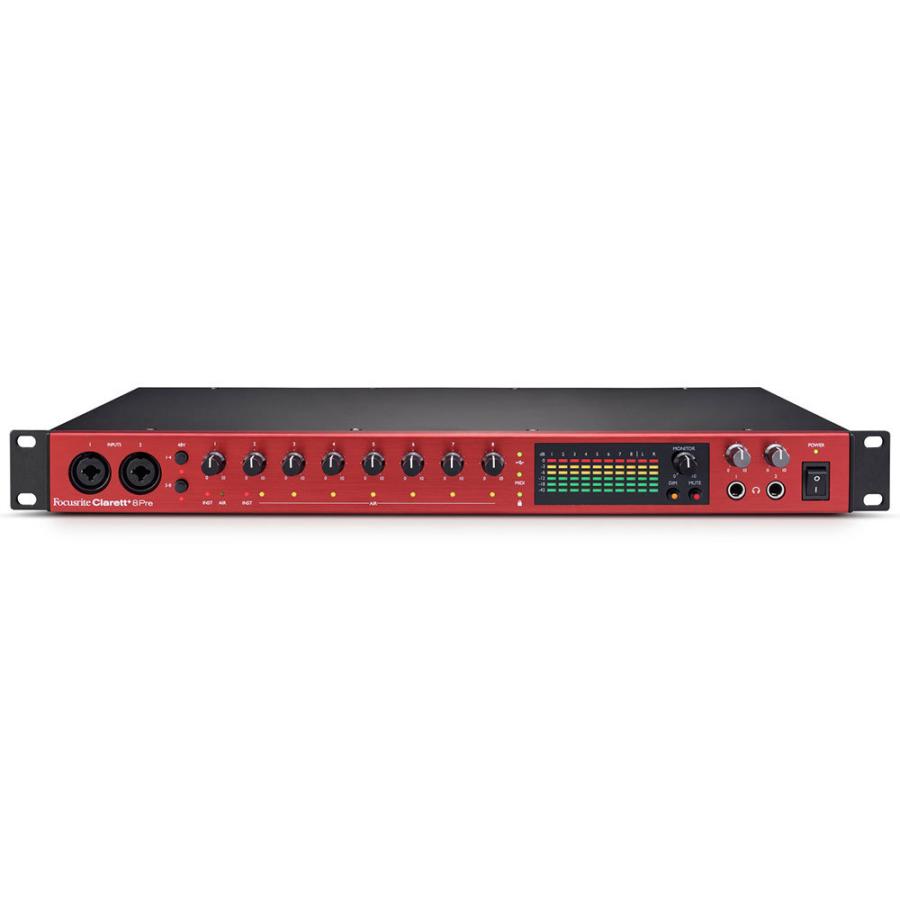 Focusrite CLARETT+ 8PRE 18-in 20-out Audio-Interface  オーディオインターフェイスの画像