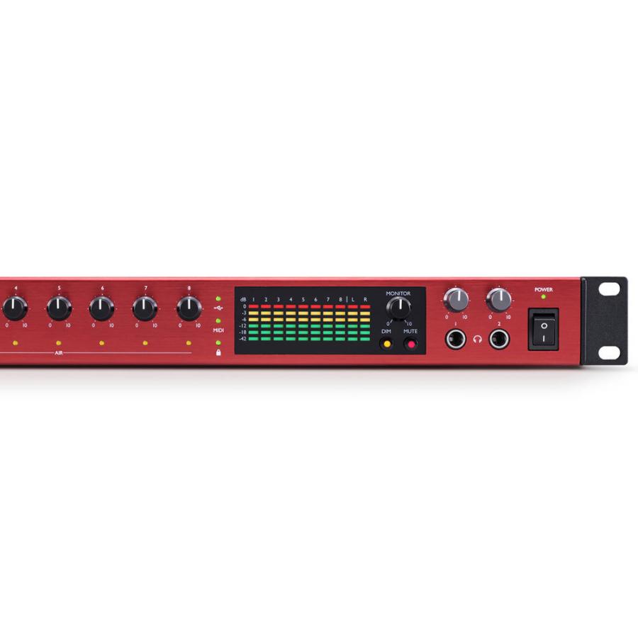Focusrite CLARETT+ 8PRE 18-in 20-out Audio-Interface オーディオ