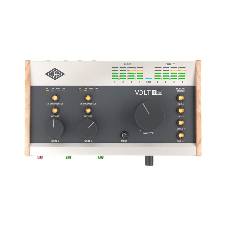 Universal Audio Volt 476 4イン/4アウト USB 2.0 オーディオインターフェイス