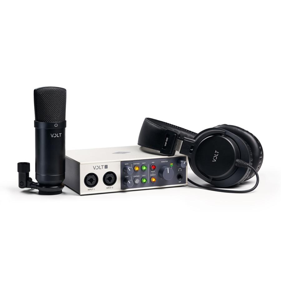 Universal Audio Volt 2 Studio Pack 2イン/2アウト USB 2.0 オーディオインターフェイス