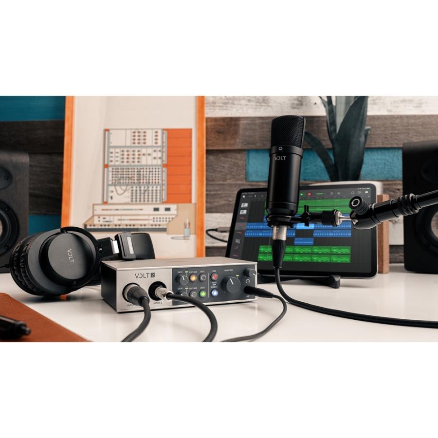 Universal Audio Volt 2 Studio Pack 2イン/2アウト USB 2.0 オーディオインターフェイス｜chuya-online｜02
