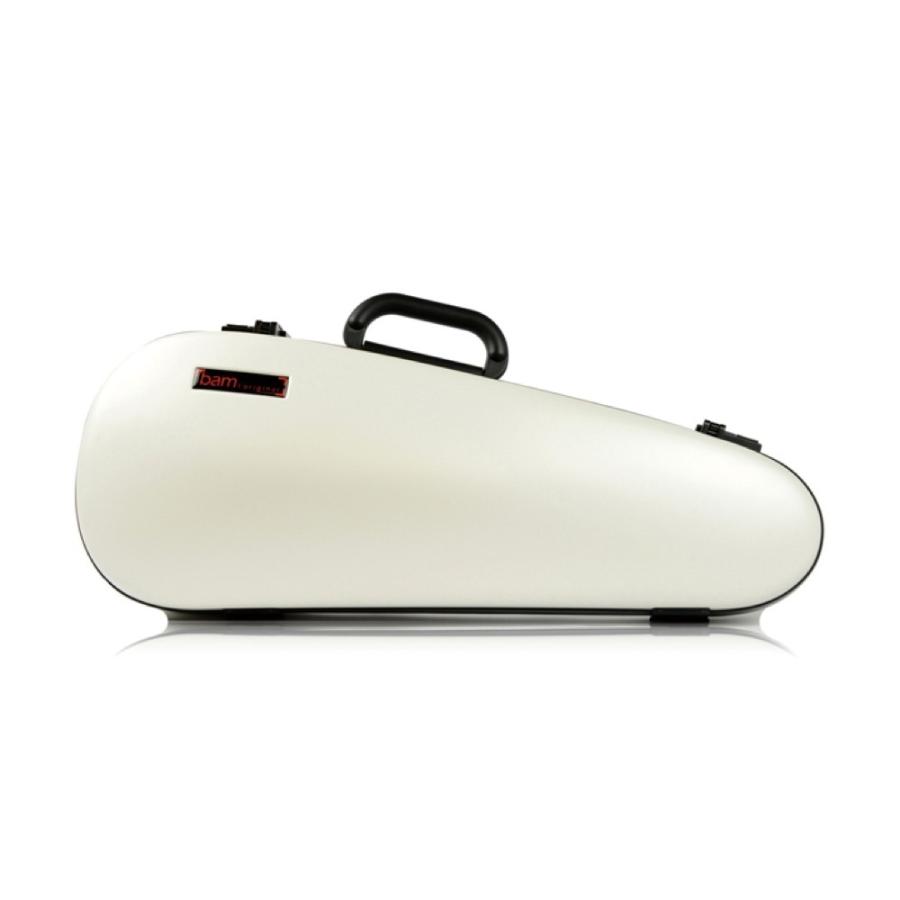 激安■bam ホワイト系 バイオリンケース半月型4/4　ロック機能付き■傷あり 激安□bam ホワイト系 バイオリンケース半月型4/4 ロック機能付き□傷