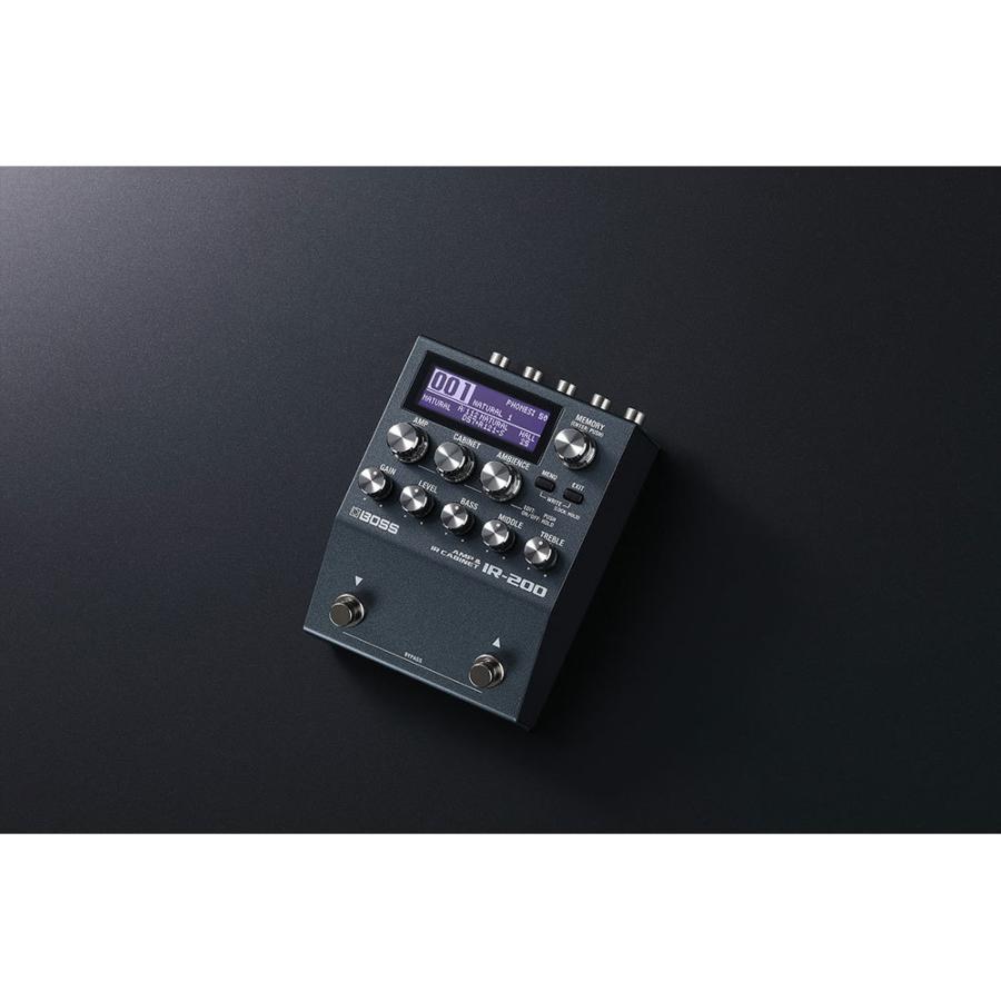 ボス BOSS エフェクター IR-200 Amp \u0026 IR Cabinet プリアンプ キャビネットIRペダル ギターエフェクター  アンプシミュレーター_1