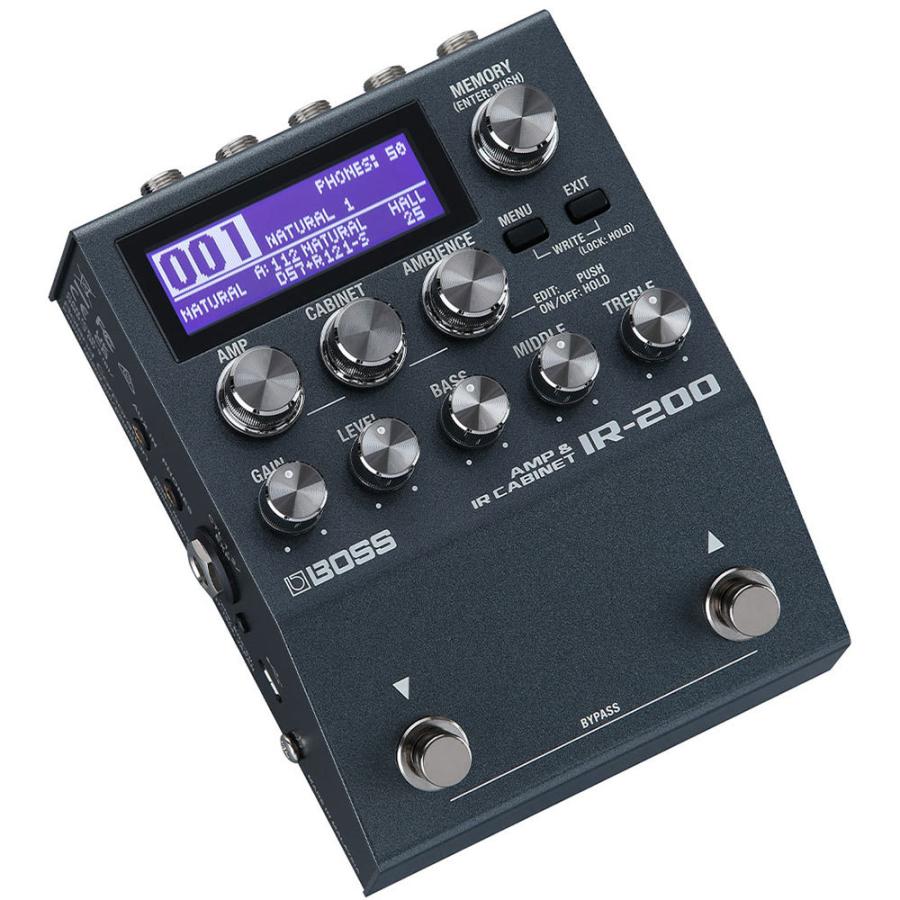 ボス BOSS エフェクター IR-200 Amp \u0026 IR Cabinet プリアンプ キャビネットIRペダル ギターエフェクター  アンプシミュレーター_2