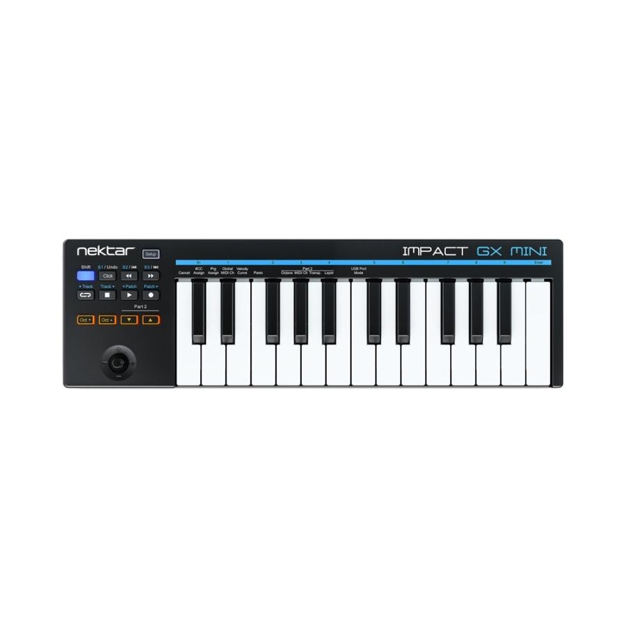 MIDIキーボード 25鍵 Nektar Technology Impact GX Mini 25鍵盤 USB MIDIコントローラー キーボード