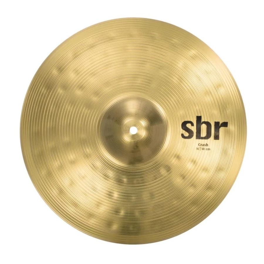 SABIAN SBR-16CS Sbr CRASH 16インチ クラッシュシンバル ドラム PLAY WOOD プレイウッド ナイロンブラシ WBR-72