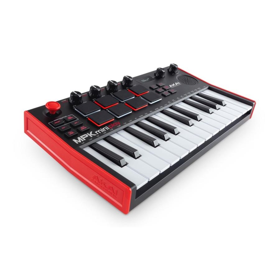 AKAI MPK mini play 25鍵 MIDIキーボード【美品】 AKAI MPK mini Special Edition Grey (25鍵USB-MIDIキーボード
