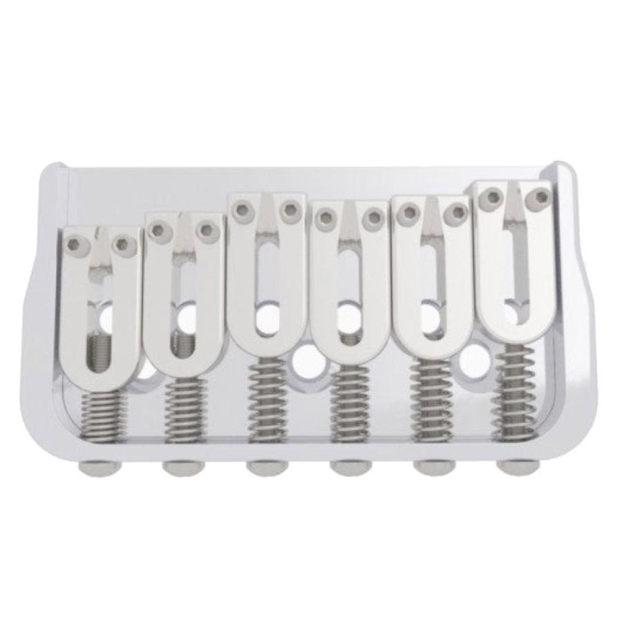 ヒップショット ギター ブリッジ 6 String Fixed Guitar Bridge Chrome 0.175 ギター用ブリッジ HIPSHOT