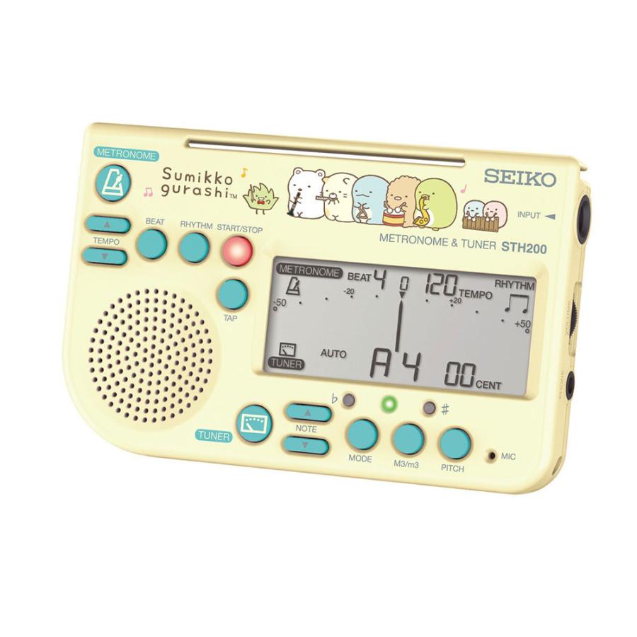 76%OFF!】 SEIKO STH200SGY チューナーメトロノーム すみっコぐらしデザイン 楽器アクセサリー SEIKO デジタルメトロノーム 薄型 リラックマ限定モデル ピンク DM71RKP