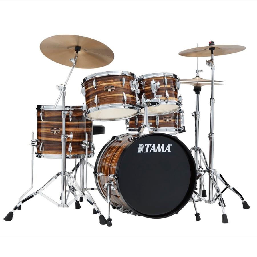 TAMA ドラムセット IMPERIALSTAR IP58H6RC-CTW シンバル付き 18\"バスドラムセット タマ"