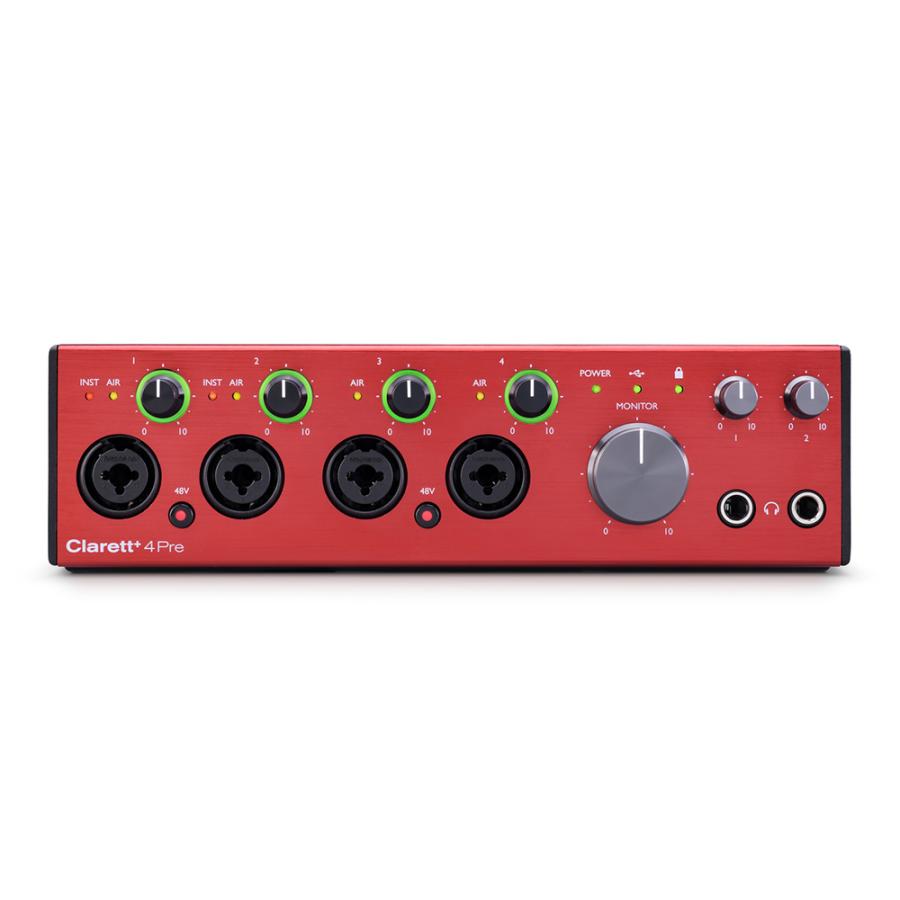 FOCUSRITE Clarett+ 4Pre 18-in 8-out Audio-Interface オーディオインターフェイス｜chuya-online｜03