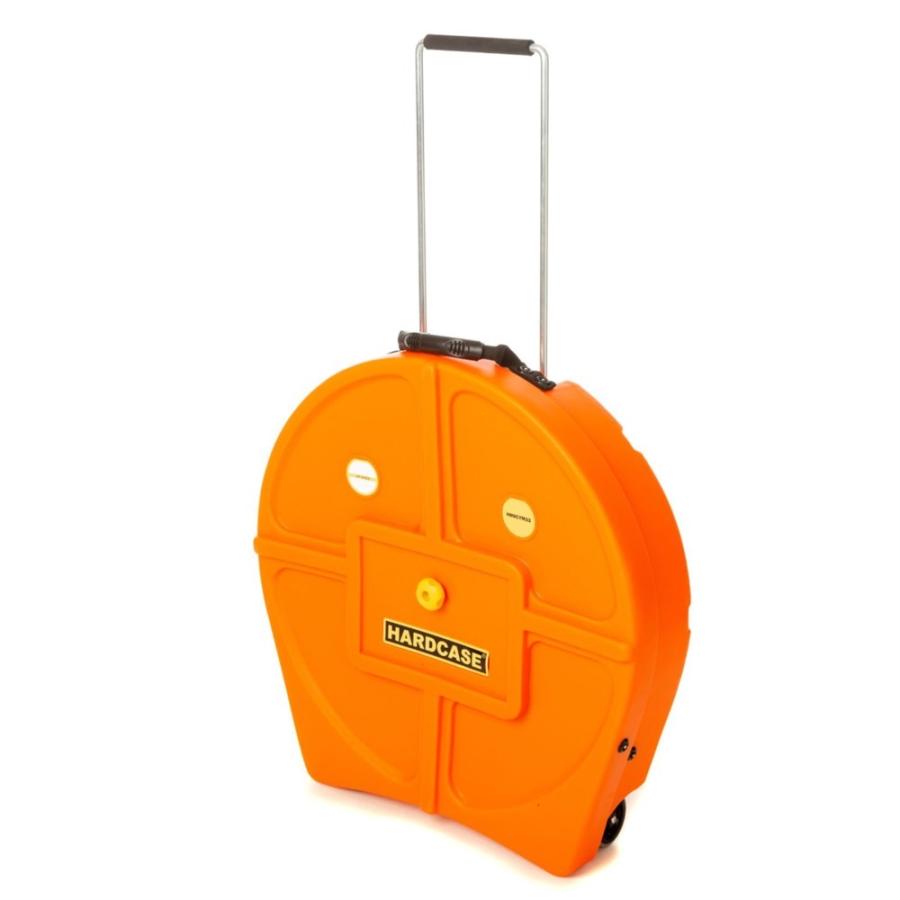 シンバルケース 22インチ キャスター付 HARDCASE HNP9CYM22O 22" Orange シンバル用ハードケース｜chuya-online