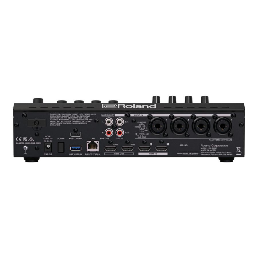 ビデオミキサー ローランド ROLAND SR-20HD Direct Streaming AV Mixer ライブ配信向けAVミキサー ビデオスイッチャーの画像