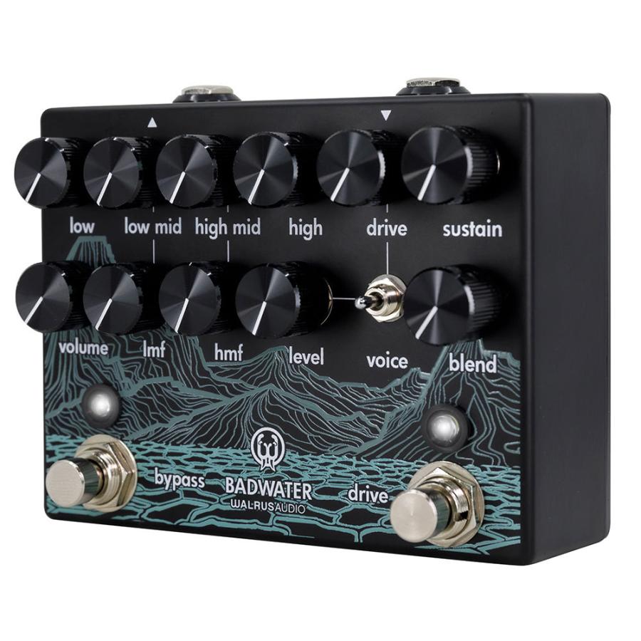 WALRUS AUDIO WAL-BADW Badwater Bass Pre-amp and D.I. ベースプリアンプ/DI ベース用エフェクター｜chuya-online｜03