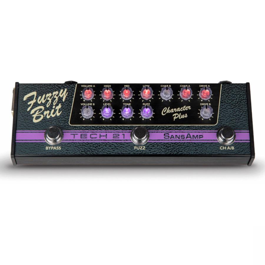 TECH21 SansAmp CHARACTER PLUS SERIES Fuzzy Brit ファズ ギター
