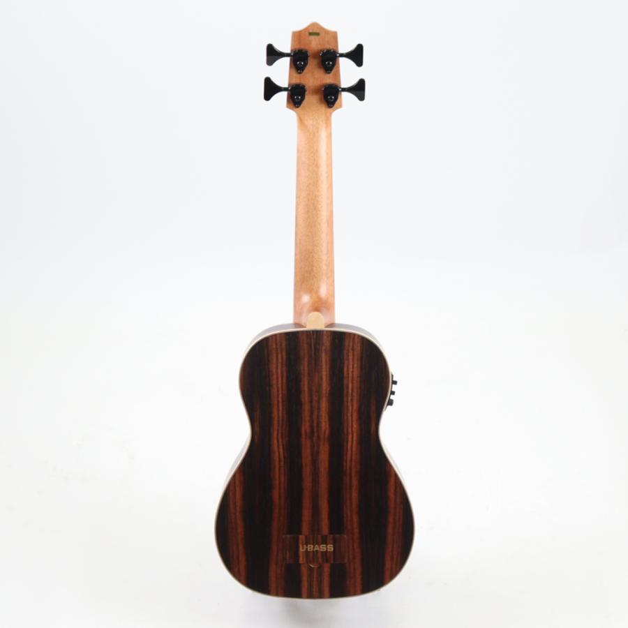 KALA U-BASS ストライプドエボニー (フレットレス) Exotic Mahogany Acoustic-Electric U•BASS® Left-Handed – Kala Brand