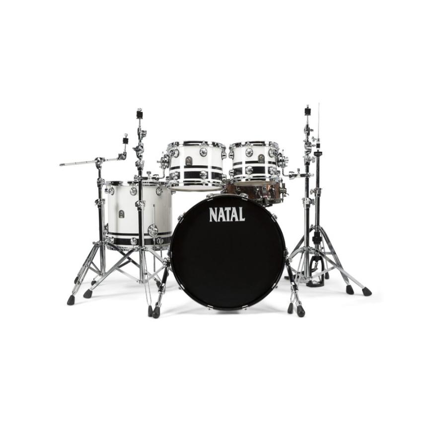 NATAL KTW-TJ-WBK1 Cafe Racer Black White Split ドラムセット