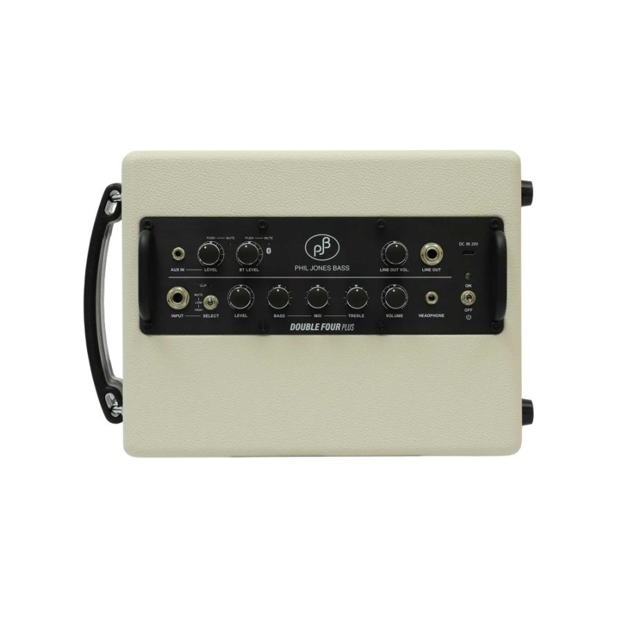 PHIL JONES BASS Double Four PLUS WHITE 小型ベースアンプ コンボ USBモバイルバッテリー対応の画像