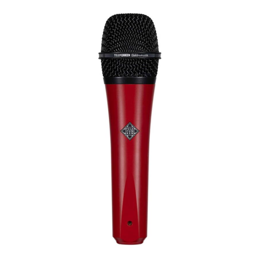 TELEFUNKEN M80 Custom Shop レッド/ブラック ダイナミックマイク 