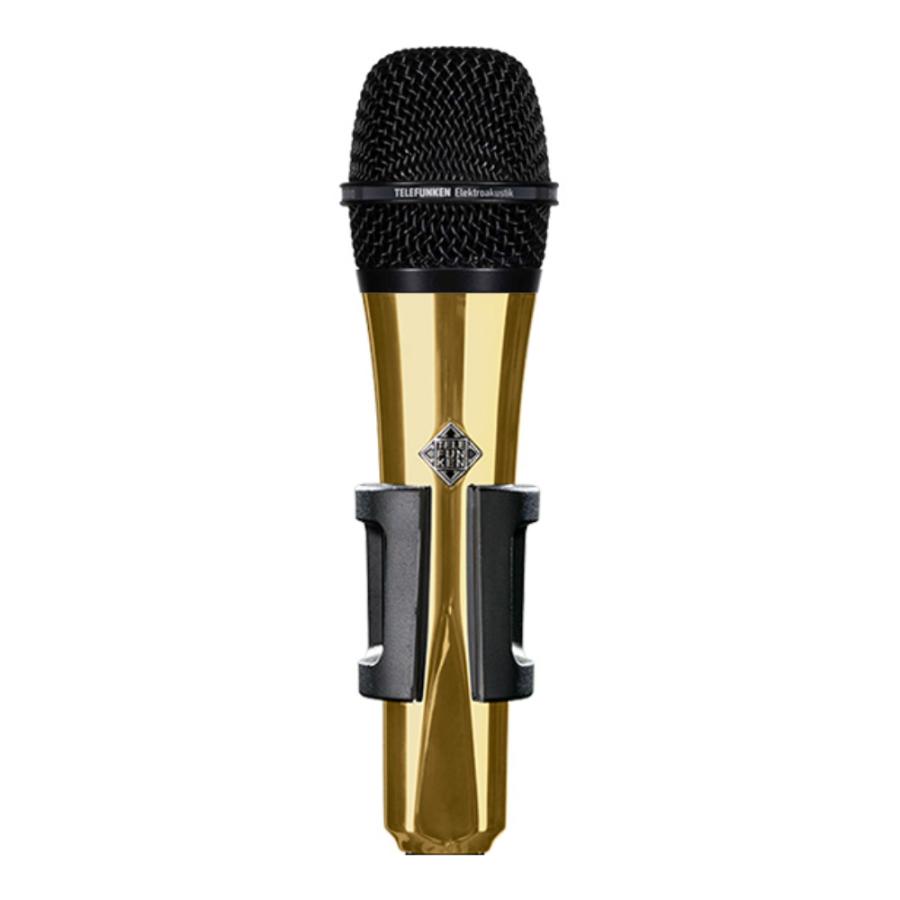 TELEFUNKEN M80 Custom Shop ゴールド/ブラック ダイナミックマイク