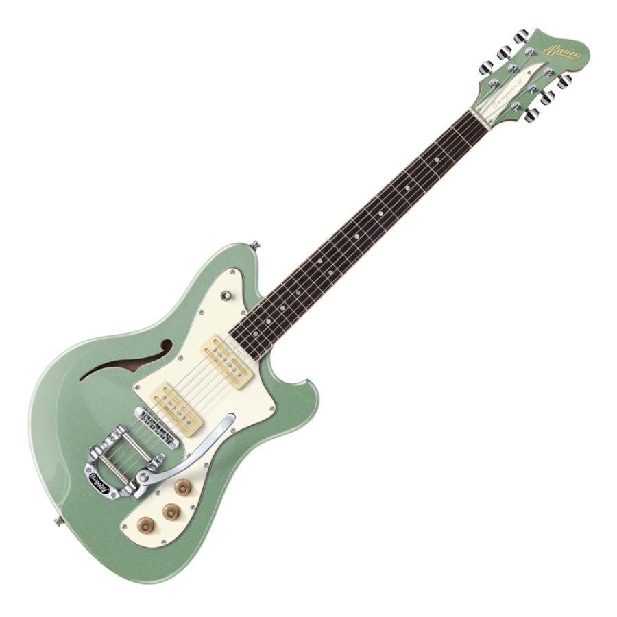 楽器 弦楽器、ギター Baum Guitars Conquer 59 with Tremolo Silver Jade エレキギター