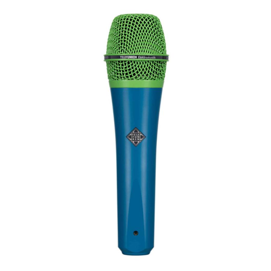 TELEFUNKEN M80 Custom Shop ブルー/グリーン ダイナミックマイク