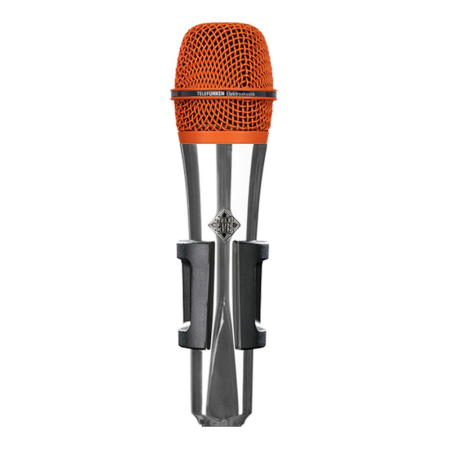 TELEFUNKEN M80 Custom Shop クローム/オレンジ ダイナミックマイク 