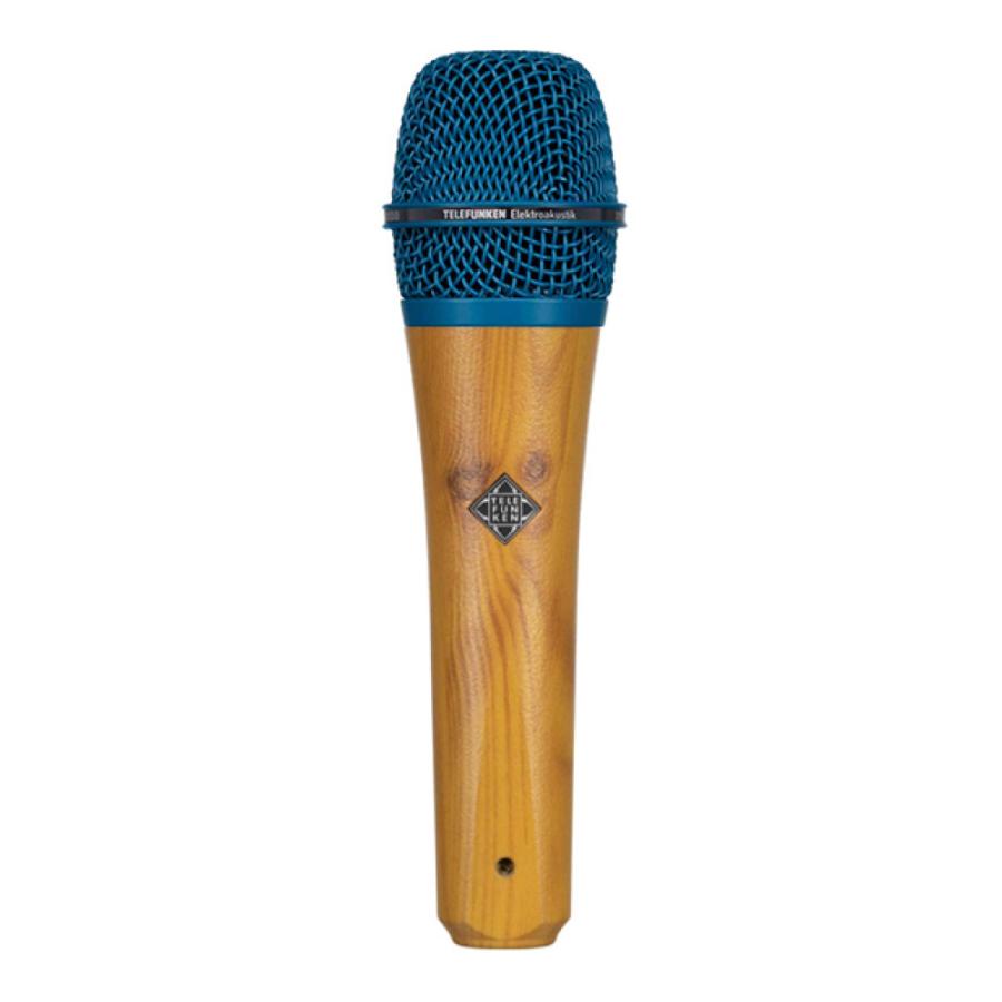 限定値下げ★Telefunken M80 Custom Shop Wood TELEFUNKEN M80 Custom Shop ライトウッド/ブルー ダイナミックマイク