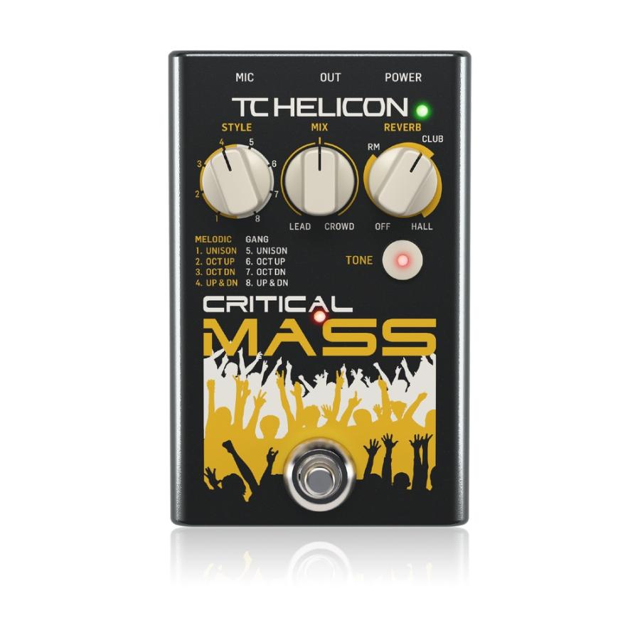 ボーカルエフェクター TCヘリコン TC-HELICON CRITICAL MASS ボーカルエフェクター TCヘリコン TC-HELICON CRITICAL MASS