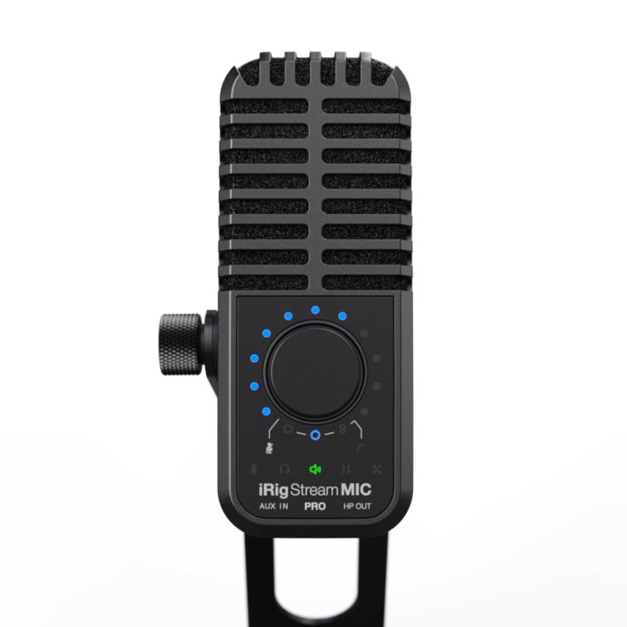 IK Multimedia iRig Stream Mic Pro コンデンサーマイク & オーディオインターフェイス