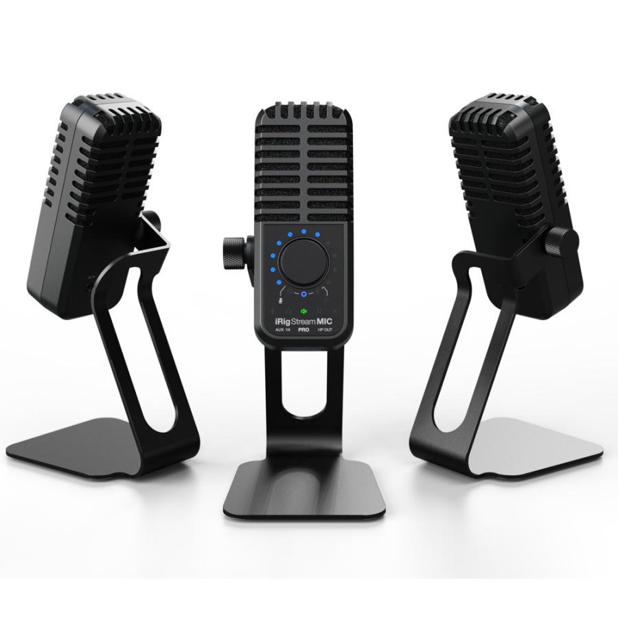IK Multimedia iRig Stream Mic Pro コンデンサーマイク & オーディオインターフェイス