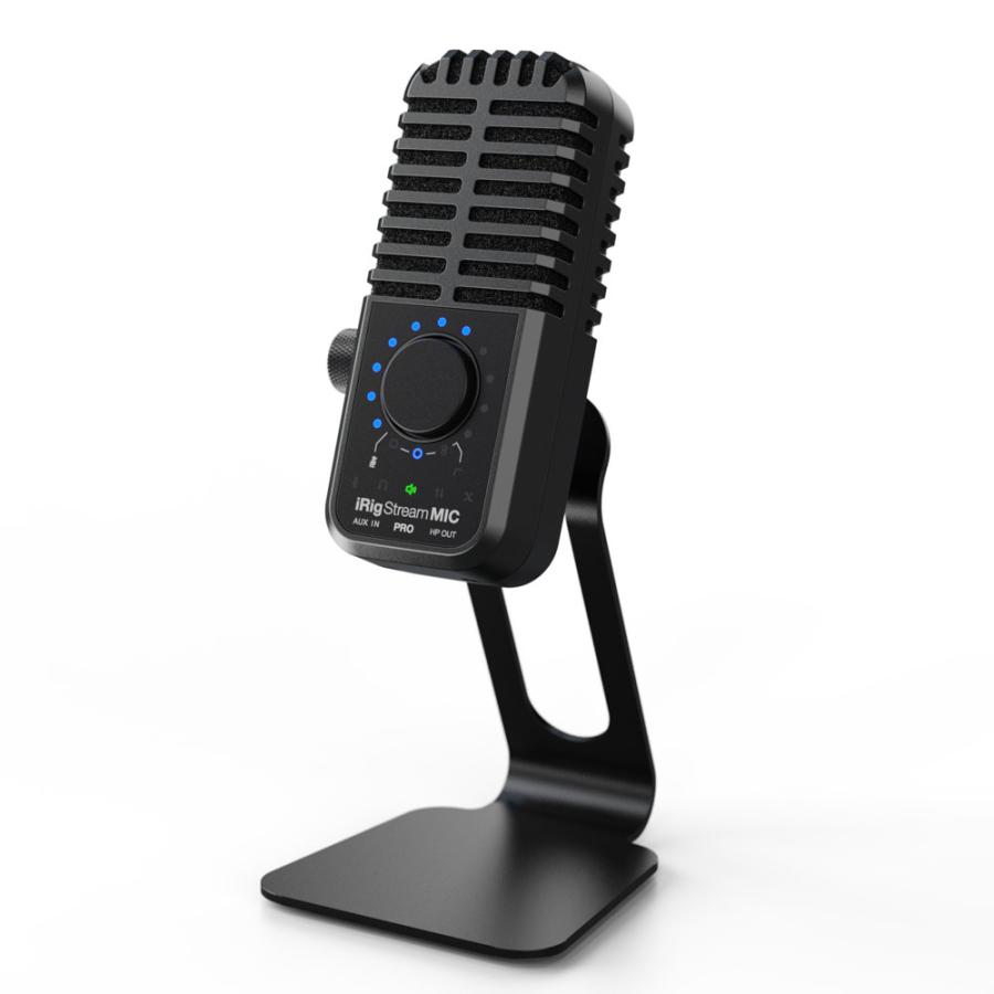 IK Multimedia iRig Stream Mic Pro コンデンサーマイク & オーディオインターフェイス
