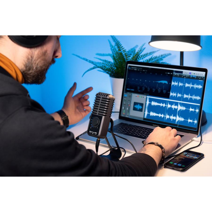 IK Multimedia iRig Stream Mic Pro コンデンサーマイク & オーディオインターフェイス
