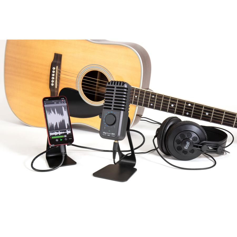 IK Multimedia iRig Stream Mic Pro コンデンサーマイク & オーディオインターフェイス
