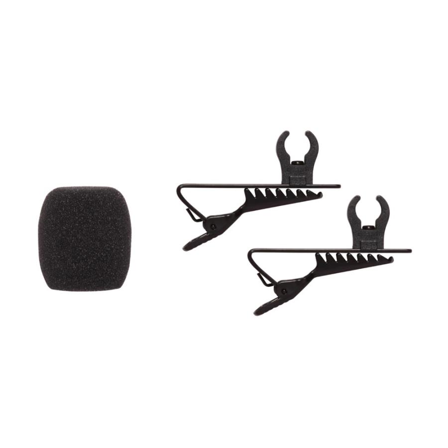 SHURE ウインドスクリーン (2個) + ケーブルクリップ CVL-B C-TQG用 RK376  2zzhgl6 SHURE（シュア） RK376 CVL用ケーブルクリップ 2個入 交換用ウインド