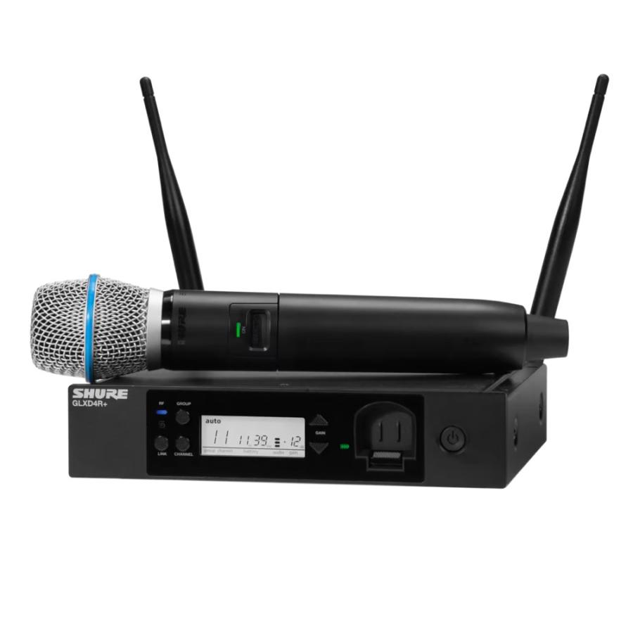 SHURE GLXD24R+J/B87A-Z2　専用充電池1本追加 SHURE（シュア） GLXD24R+J/B87A-Z2 ボーカル用ワイヤレスシステム 2.4